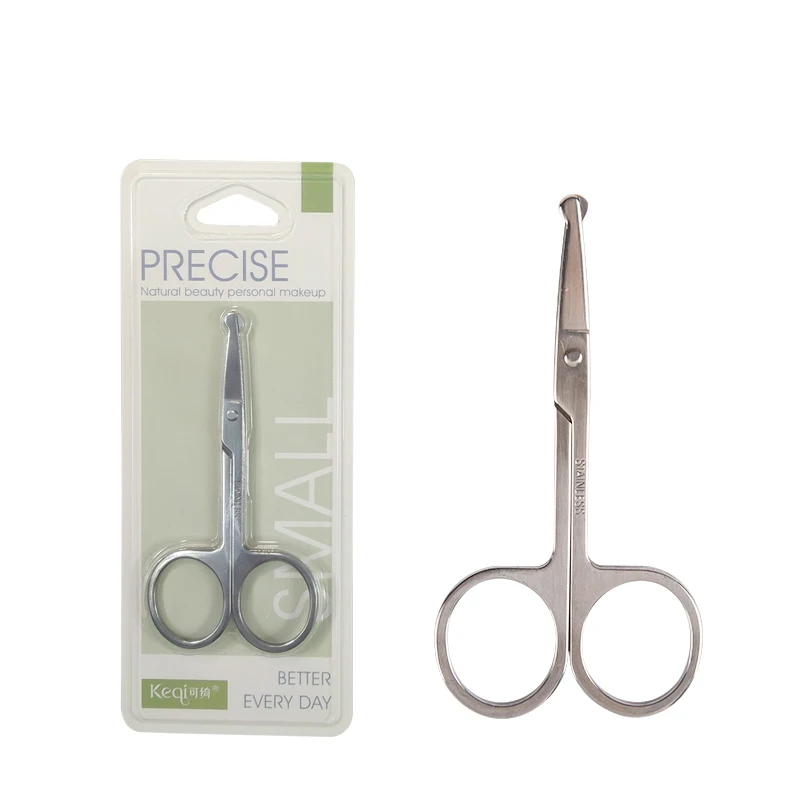 Manufacturer Cosmetic Shaping Tools Makeup Scissors China Custom Satin OEM Steel Stainless Logo Nail Style Finger Beauty Packing