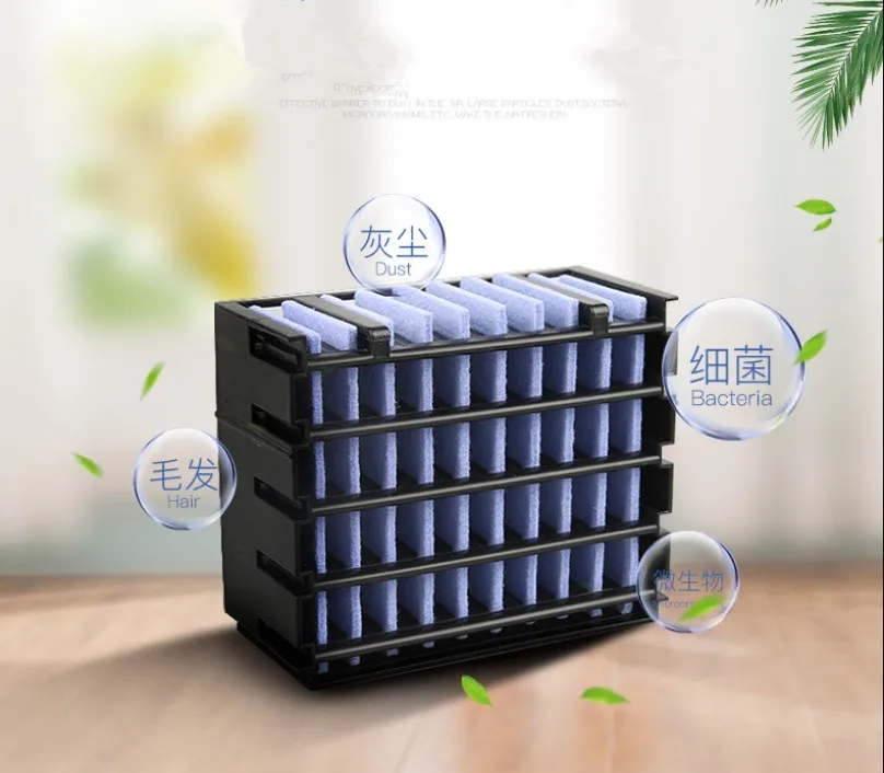 Портативный usb мини-вентилятор для кондиционера, настольный очиститель с увлажнителем воздуха для дома, офиса, улицы