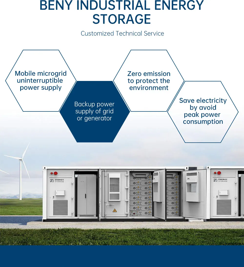BENY 1MWH аккумуляторная система хранения энергии контейнер Солнечный HV воздушный охлаждающий аккумулятор решения для BESS