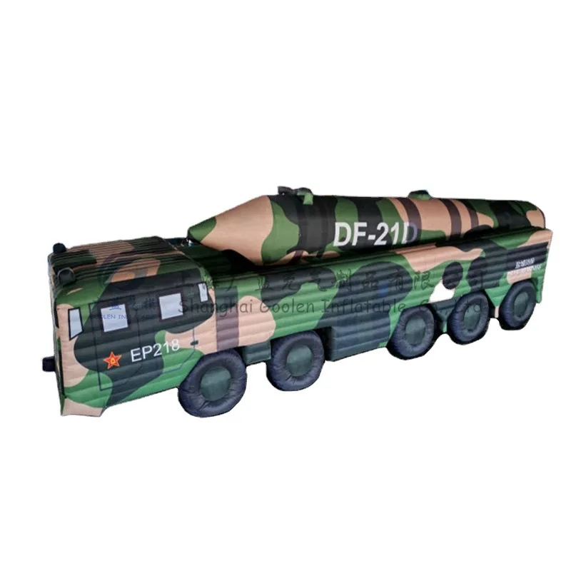 Simulation amusement education inflatable model aircraft tank cannon training dummy