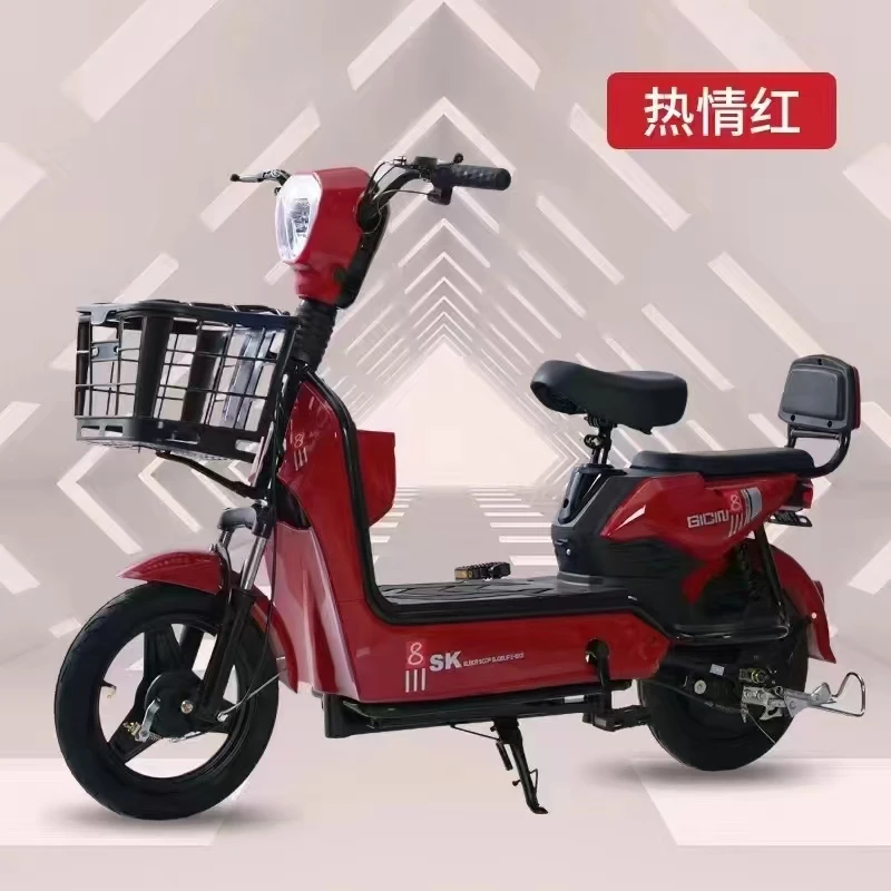 2024 New Style High Quality 350W Electric Bicycle Urban Leisure Vehicle  Available in White Red Green Other Tools