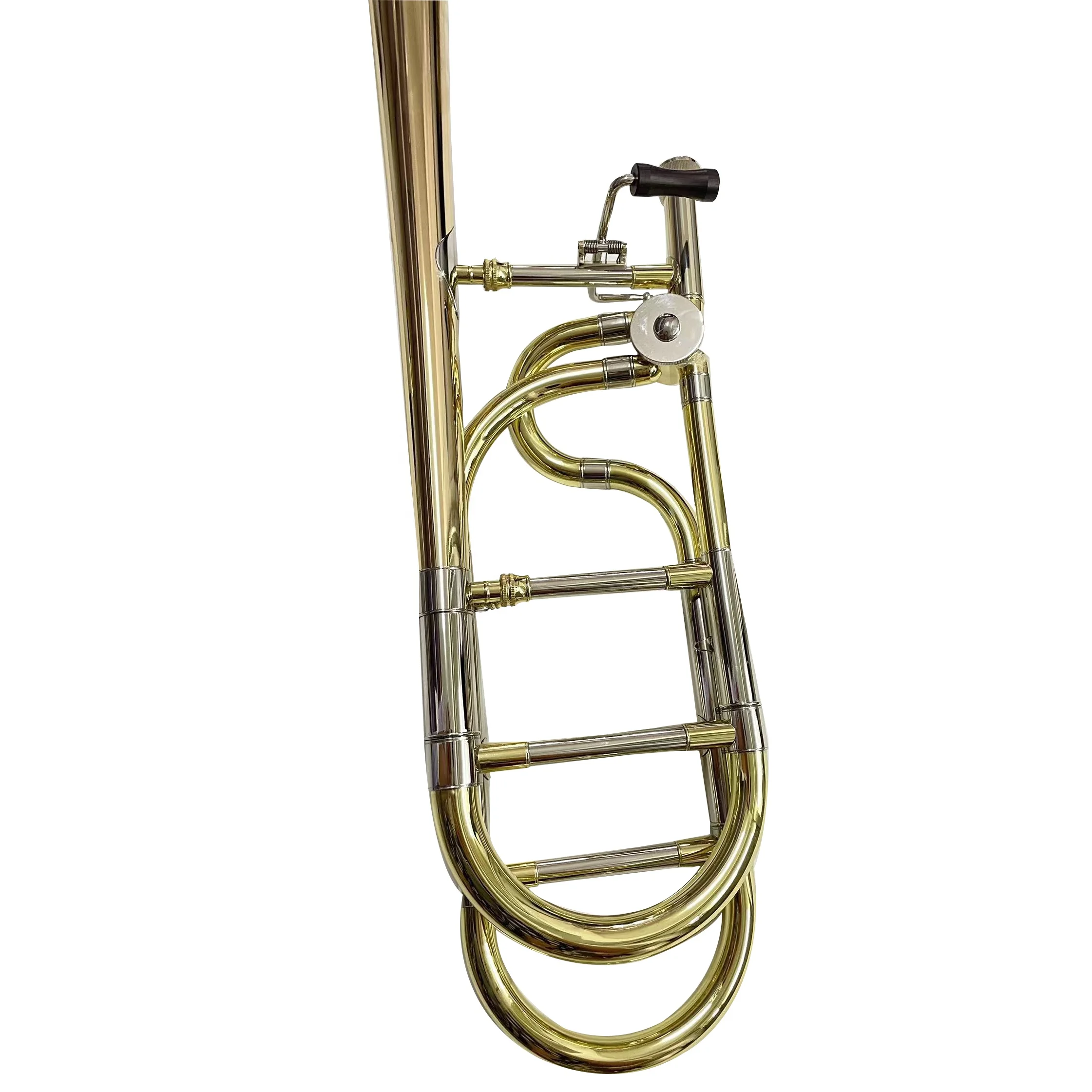Yellow brass material slide trombone Factory produce high quality slide tenor trombone