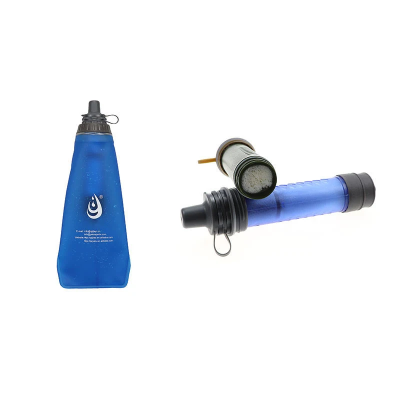 Outdoor Survival Ultralight Reverse Osmosis System Portable Water Filter Purifier Bottle