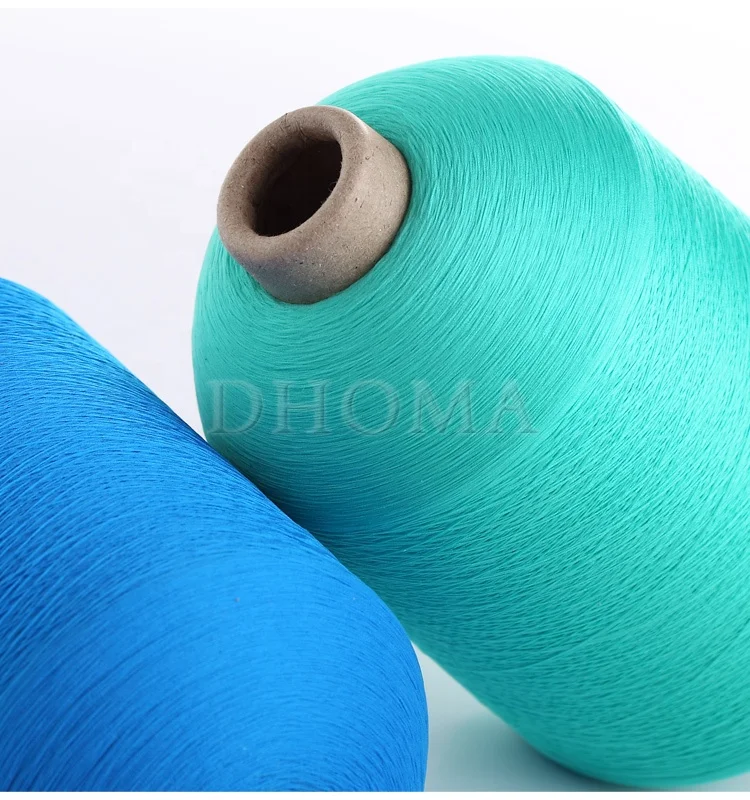 Polyester yarn 100% polyester high stretch hank yarn 75D/2 for weaving elastic band