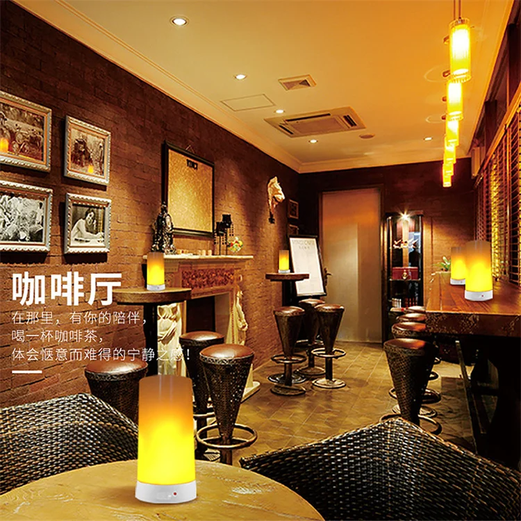 Рождественская Светодиодная лампа с эффектом мерцания