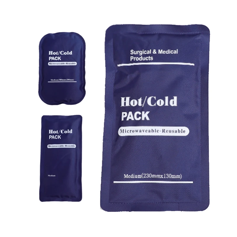 Wholesale portable flexible therapy injuries compression gel ice bag hot cold packs