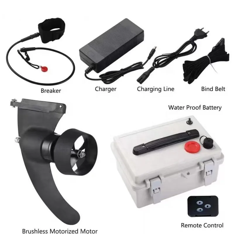 Professional Stand up Paddle Board Motor 350W Jet Surf Electric Surfboards Motor Fin for Sale