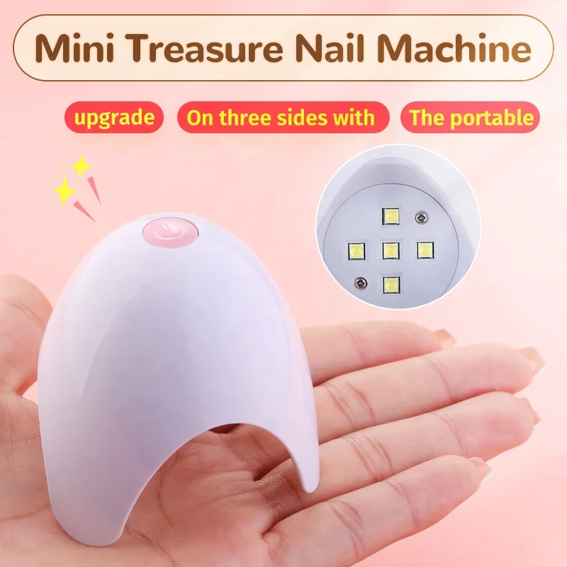 Portable UV Nail Lamp Dryer Gel Nail Polish Dryer UV LED Light Rechargeable Gel Lamp Nail Dryer