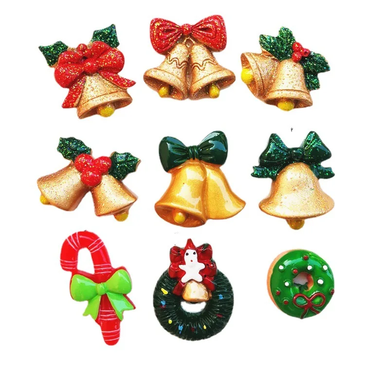 miaobei 100 Christmas DIY resin accessories Blessing bag diy mobile phone case pencil gloves hairpin
