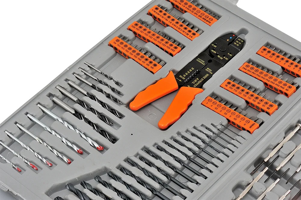 Tool box 428pcs mechanical workshop tools household repair kit with Twist drill bit