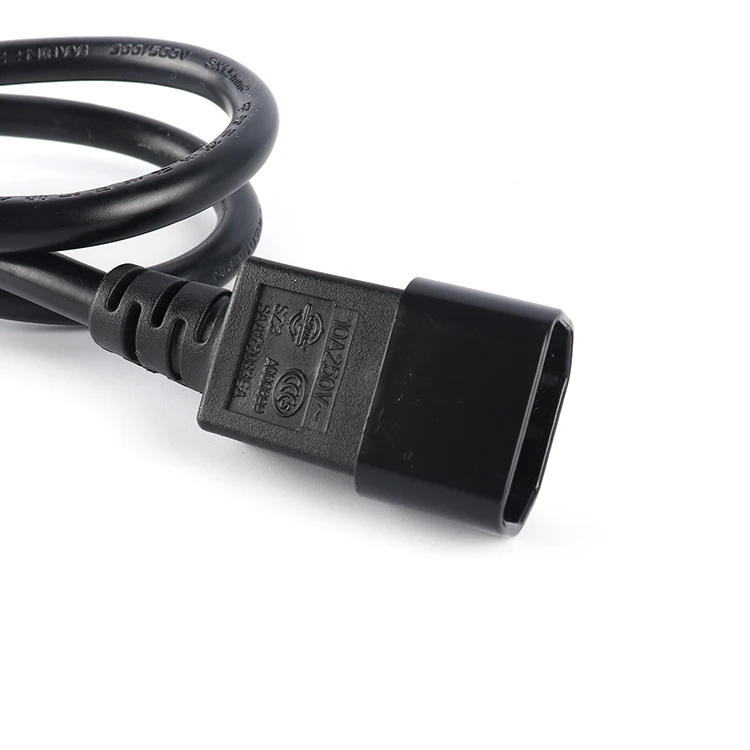 Заводской индивидуальный IEC 60320 C13 C14 220v женский и мужской кабель питания переменного