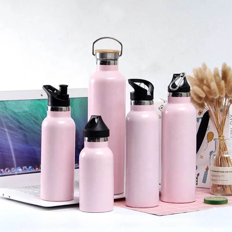 350/500/750/1000ml Thermos Bottle Vacuum Aqua Flask Insulated Standard Mouth Stainless Steel Metal Termos Water Bottle with Lid