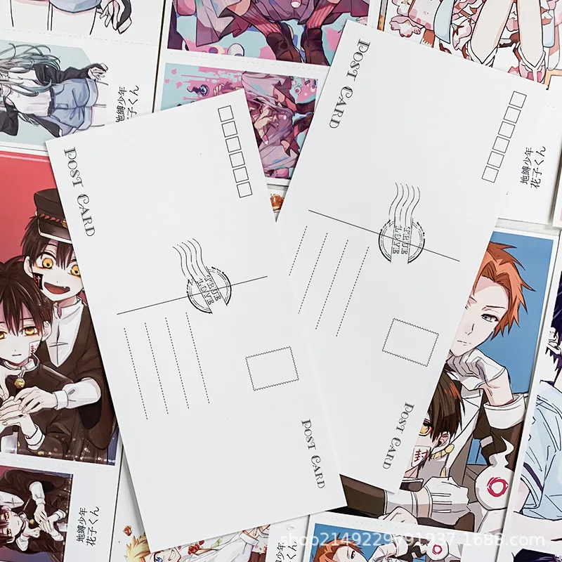 Genshin Plastic Box 218PCS Anime Sticker Lomo Card Postcard Gift Box Lynette Wriothesley Furina Playing Cards Bookmark