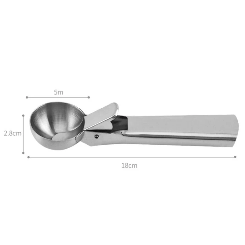 High Quality Stainless Steel Ice Cream Scoop Easy Release Watermelon and Cookie