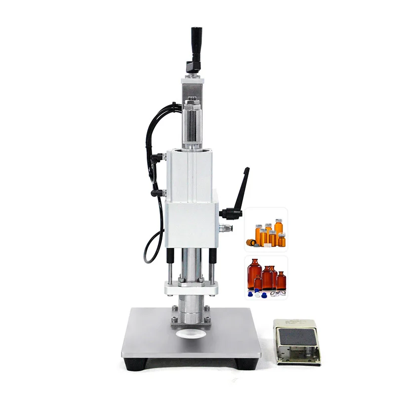 New Arrive on 2023 Semi-Automatic Dropper Ampoule Essence Oil Plastic Capping Bottle Vials Capping Machine