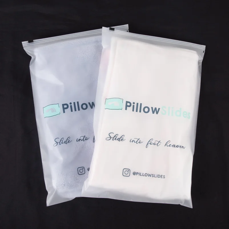 Custom Gold Logo Matte Frosted Plastic Packaging Zipper Bags,Biodegradable T Shirt Swimwear Zip Lock Clothing Bags With Logo