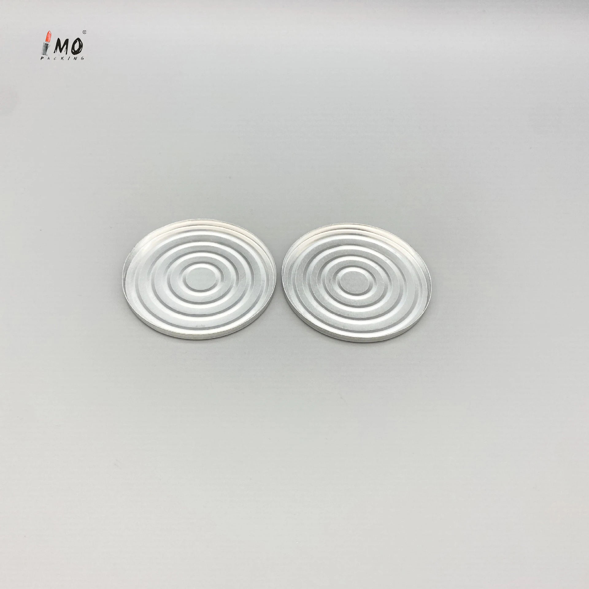 59mm black round shape loose powder case container packaging empty compact powder case