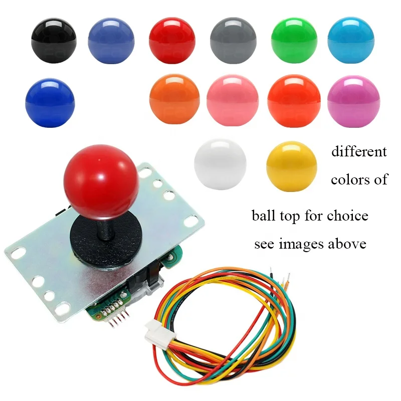 wholesale best classic arcade machine parts 4/8-way fightstick original sanwa joystick jlf for pc