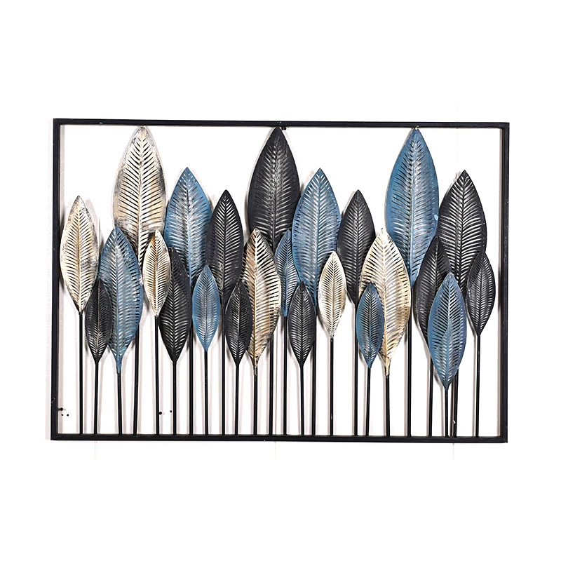 Hot Sale Modern Wall Decoration Metal Leaf Flower Wall Hanging 3d Wall Hanging