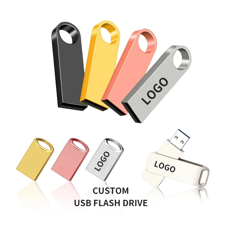 custom individuality logo USB flash Drive 16GB 8GB 4GB Metal Pen Drive Pendrive USB Flash Memory personalized USB Stick