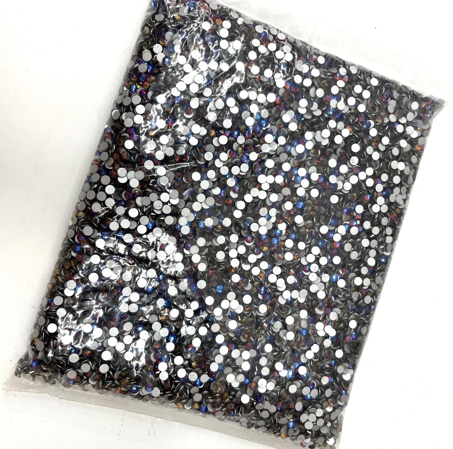 Top quality big bag 8+8 star cut flat back crystal rhinestone  Non hotfix glue on nail crystal   strass