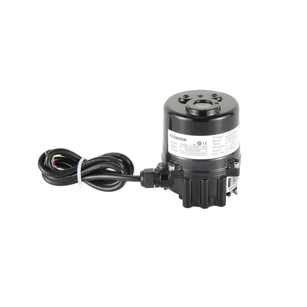 Flowinn  diving electric actuator EFMB-1 Integral  series with ball valve butterfly valve