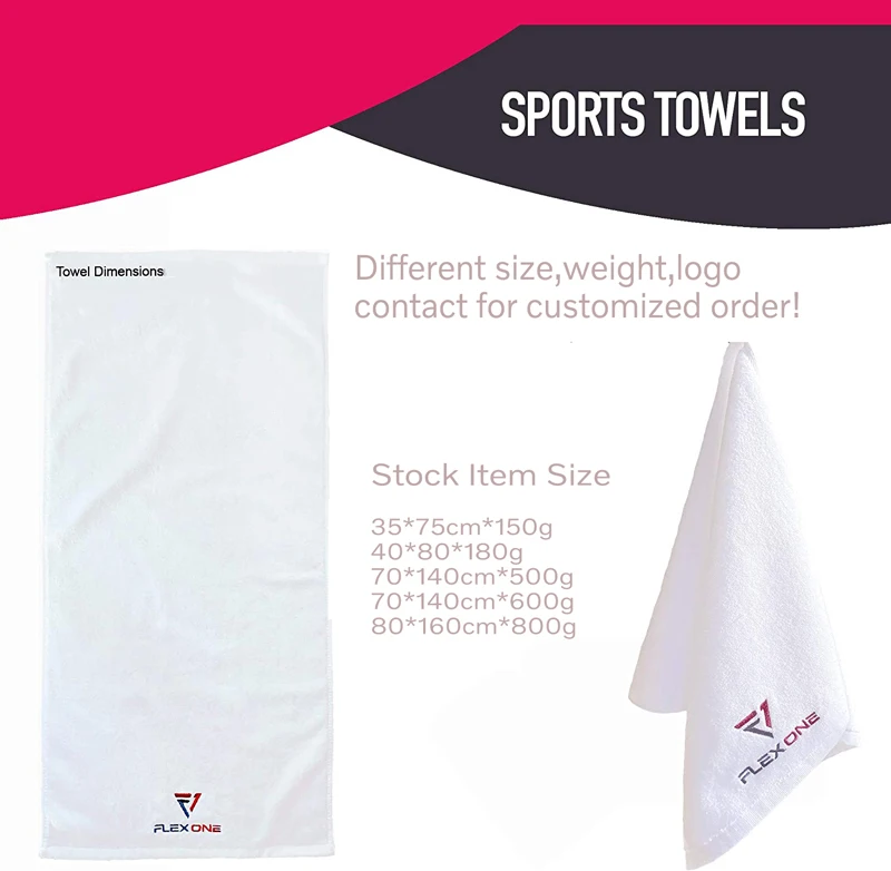 Strong Water Absorbency White or Black 100 Cotton 600 Gsm Cotton Face Bath Towels Set