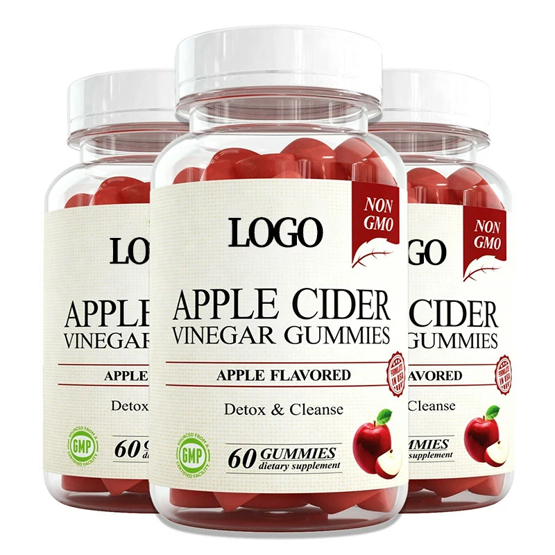 Новый список продуктов OEM услуги частная торговая марка пищеварительная поддержка снятие вздутия яблочный сидр уксус жевательные