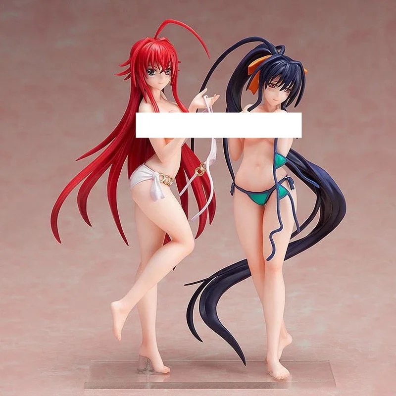 13cm Sexy Girl Anime Figure Anime High School DxD Action Figure Rias Gremory Himejima Akeno Sexy Swimwear Ver. Figure Model Toys