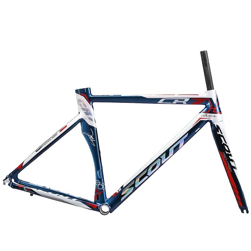 High Quality Aluminum 700C Bike Frame Alloy 6069 bicycle frame road bike frame  V brake with ready stock