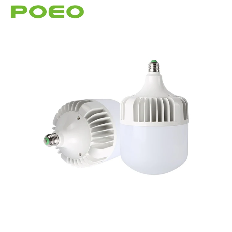 30w 50w 100w 150w 200w E27 E40 8000k 10000k High Power Bright Led Industrial Bulb