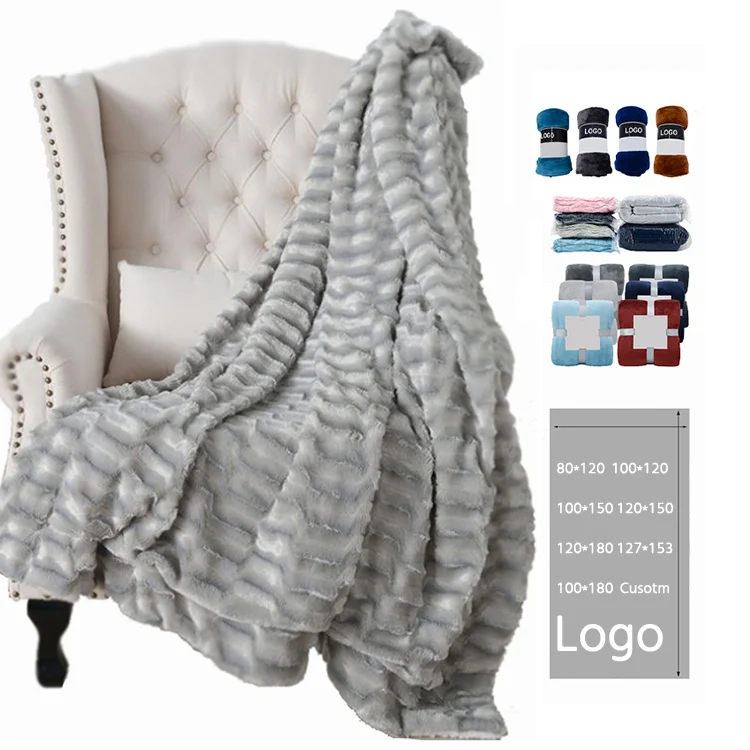 Brand New High Quality Tie Dye Print Double Lamb Wool Faux Fur Plush Luxury Pile Blanket