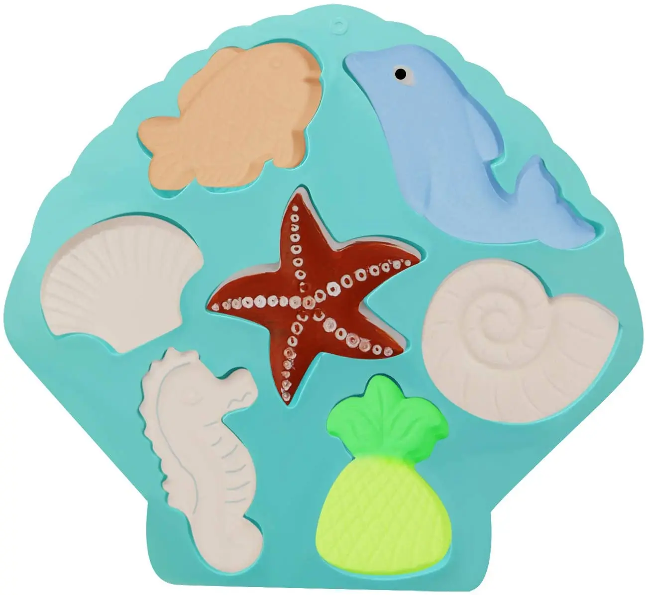 Ocean animal silicone cake decorating and bread making mold