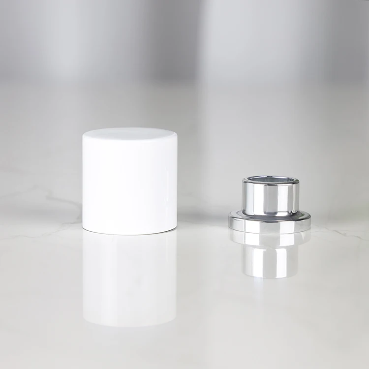 Wholesale High quality Magnetic Perfume Bottle Caps / Spray Bottle Cap With Aluminum Stepped Collar