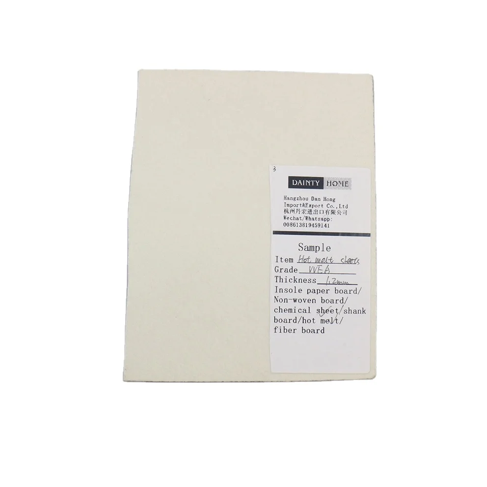 Химические листы 1,2 мм, нетканые туфли, сырье для обуви, подкладка, термоплавкая стелька, верхний слой