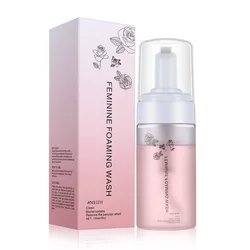 OEM ODM Rose Yoni Wash Feminine Hygiene Care Cleansing Mousse PH Balanced Vagina Cleanser Female Intimate Deodorant Foam Cleaner