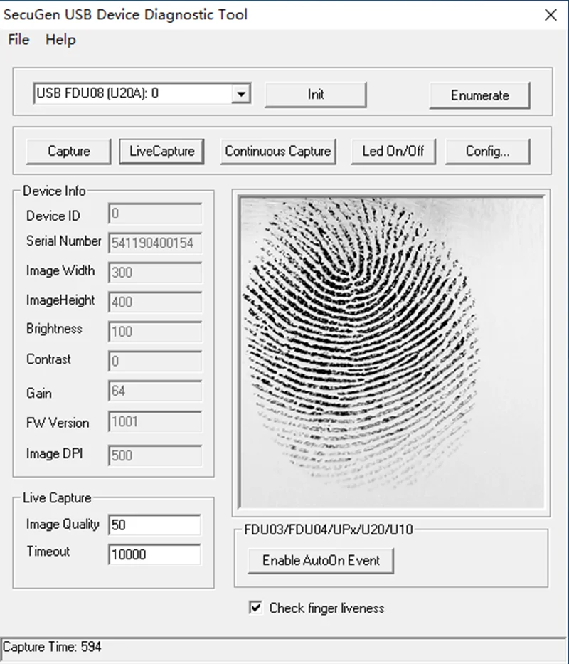 Secugen Hamster Pro 20 U20-A OEM Brand LEEKGOTECH Biometric USB Fingerprint Reader Scanner For Government Banks Telecomm