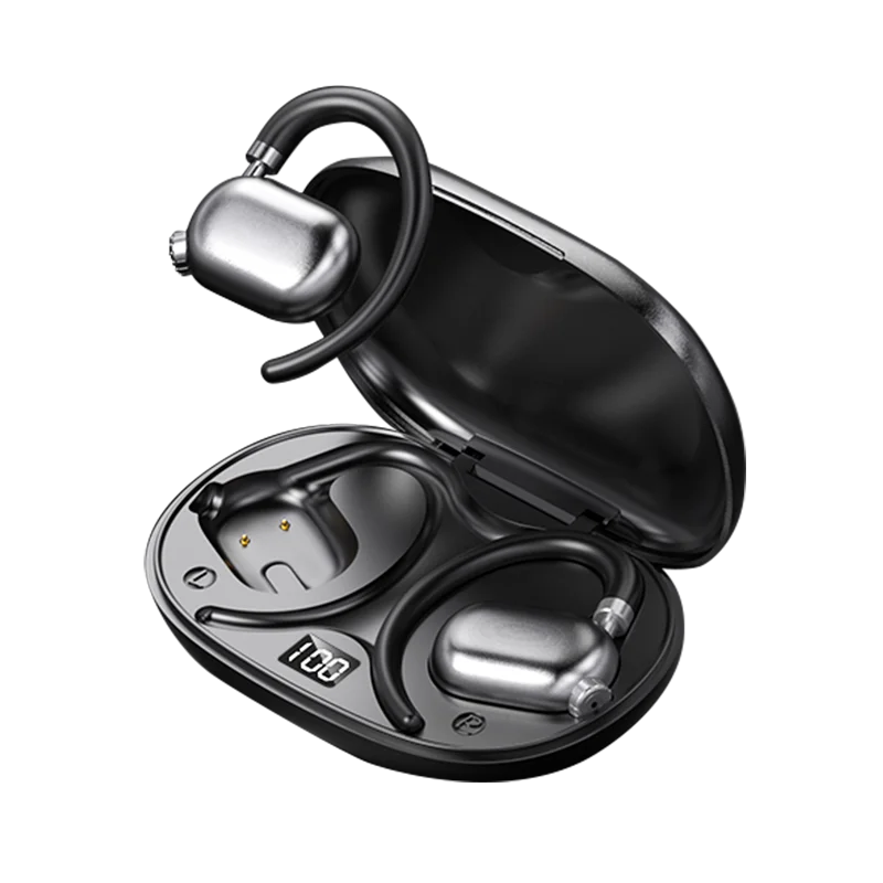 BT5.4 Ultra Low Latency IPX5 Waterproof Open Ear Design OWS Open BT Headset