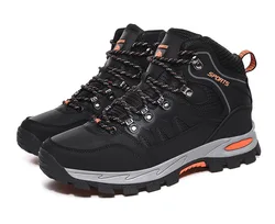 China made best selling cross-country shoes high top leather hiking boots for lover