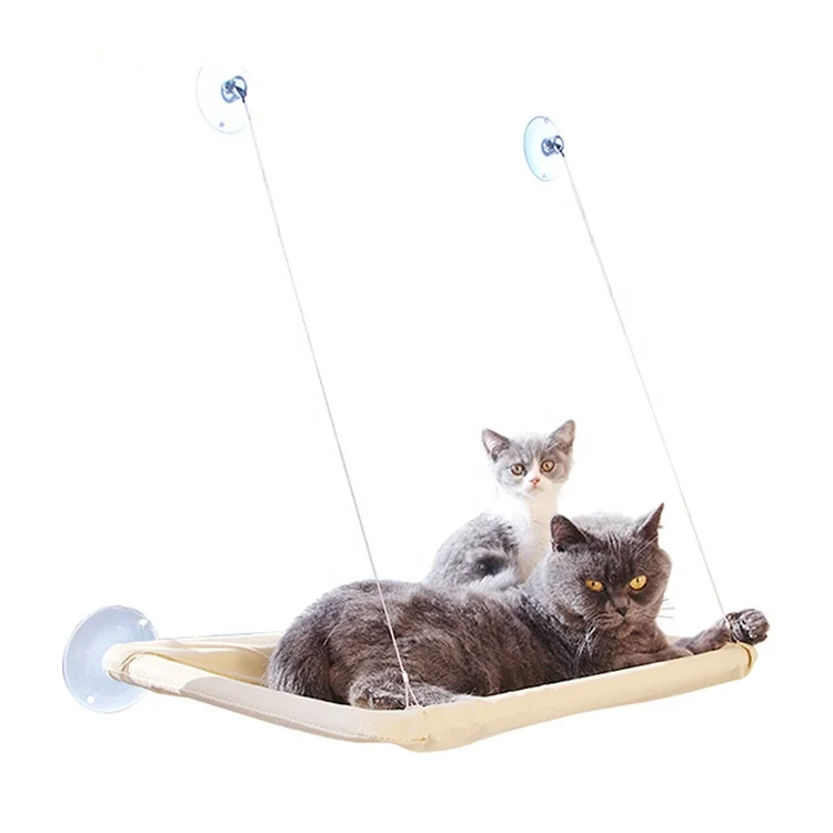 Suction Cups Space Saving Cat Window Perch Bed Pet Resting Window Mounted Cat Hammock Window Bed