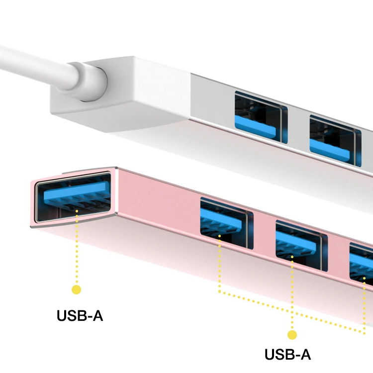 4 порта USB C концентратор в 1 док-станция для ноутбука 3 0 ПК Mac ноутбук Настольный