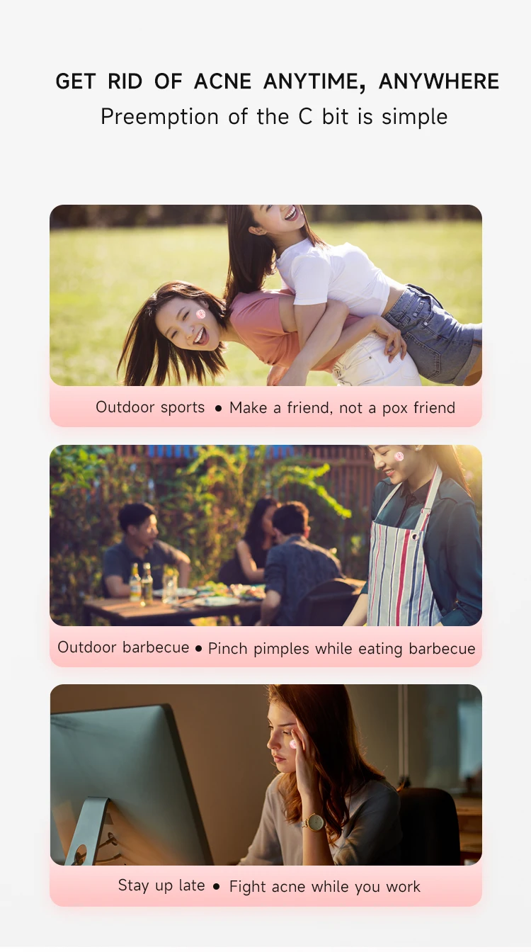 LED red light acne patch calm light acne printing beauty instrument tender skin instrument Acne Treatment