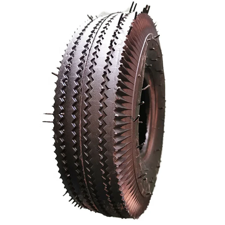 10 inch 4.10/3.50-4 pneumatic inflatable rubber wheel for trolley wagon cart