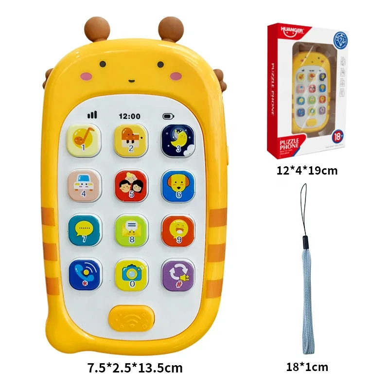 1 Year Old Baby Educational Mobile Phone Toy Kids Toy Mobile Smart Cell Phone Toy Phone for Child