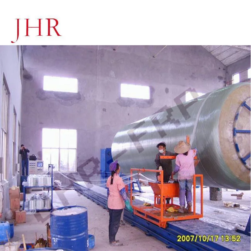 Semi- automatic FRP vertical filament winding machine 10000MM DIAMETER