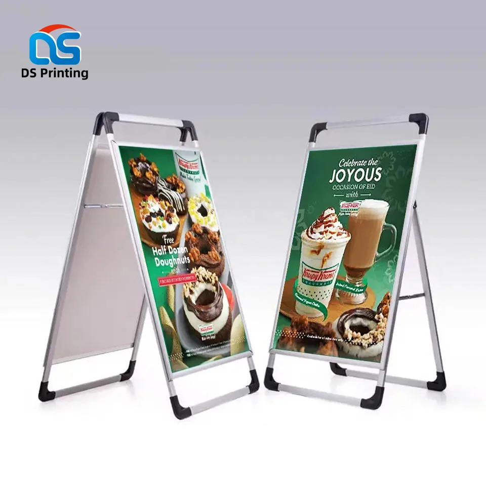 Factory customized adjustable high quality a1 poster display stand snap frame poster a stand