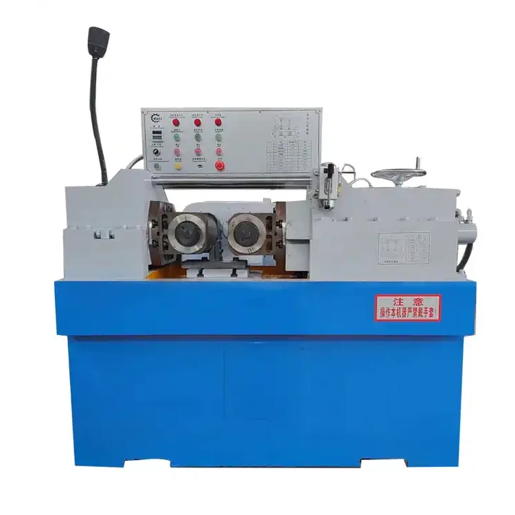 U bolt making ZC28-40 threading rod making machine / fully automatic thread rolling machine