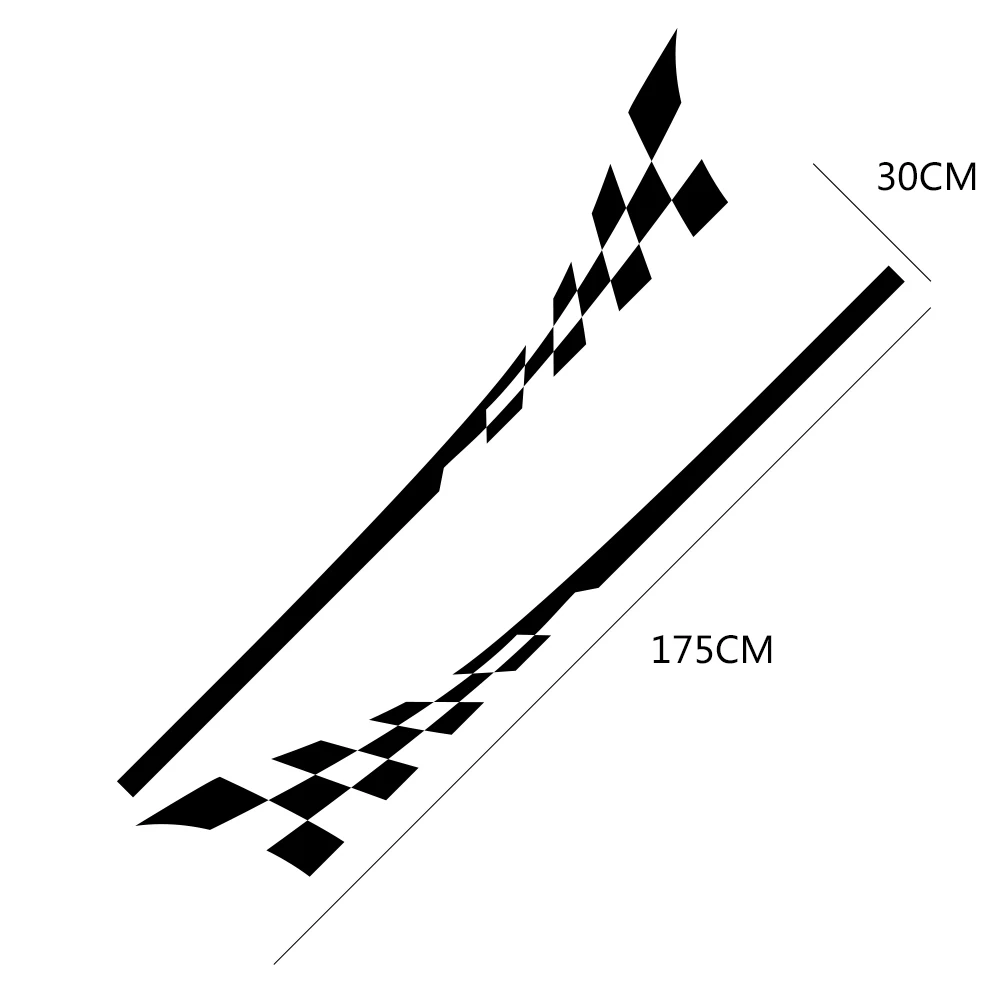 Наклейки для боковой юбки кузова автомобиля наклейки MINI Cooper S One JCW Countryman Clubman F54 F55 F56 F60 R55 R56 R60 R61 автомобильные аксессуары