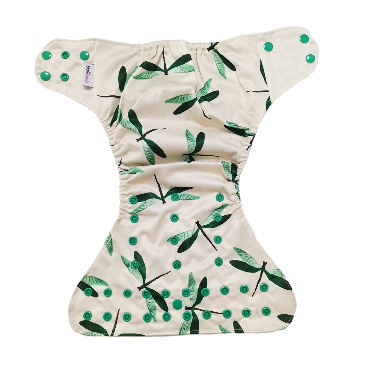 Reusable washable wholesale naughty baby cloth diapers printed sleepy baby cloth diapers manufacturer pocket with various style