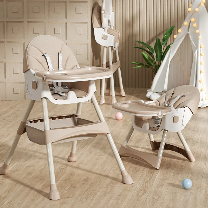 Low Price Wholesale 3 In 1 Dining Chair Multifunctional Folding Baby Feeding High Chair For Babies Over 6 Months